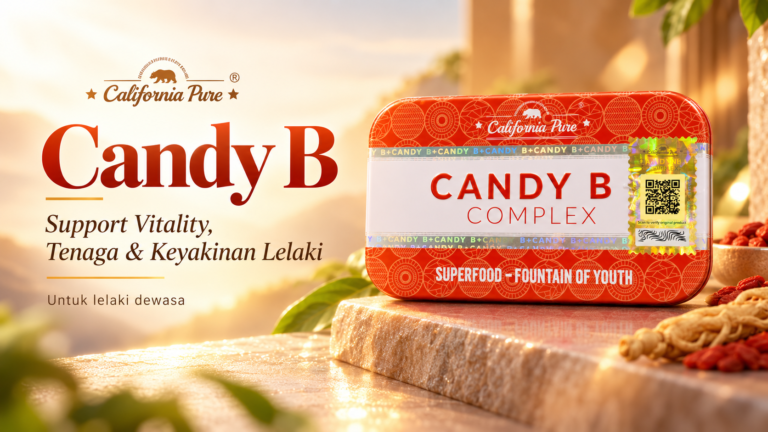 Candy B Complex untuk vitality dan tenaga lelaki dewasa